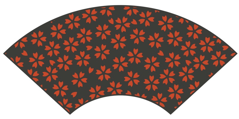 桜パターン素材3