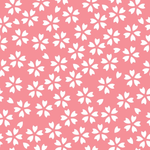 桜パターン素材3