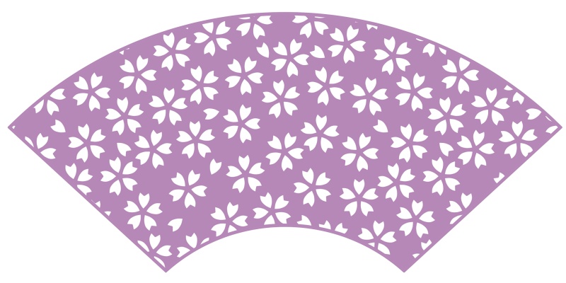 桜パターン素材3