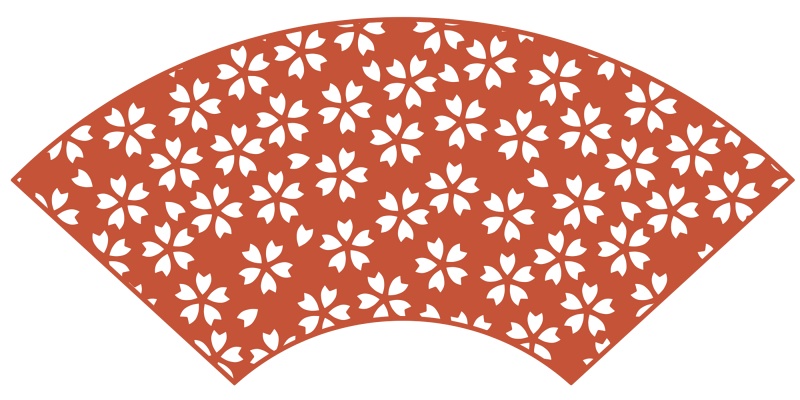 桜パターン素材3