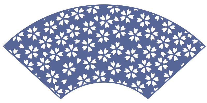 桜パターン素材3