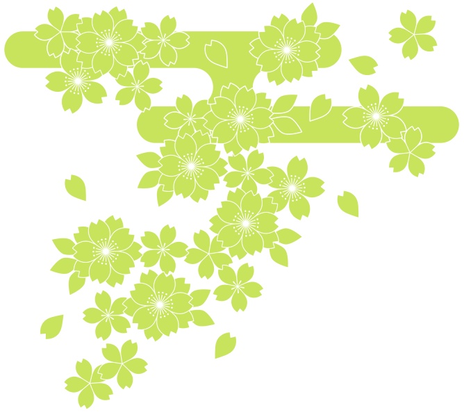 桜に霞イラスト素材