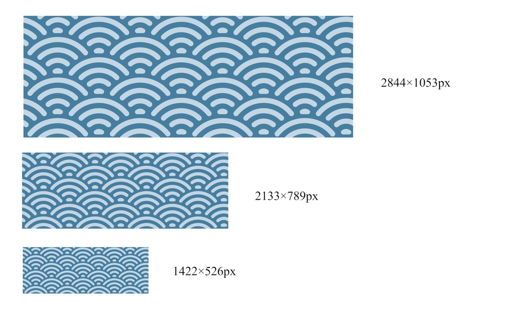 青海波パターン素材2