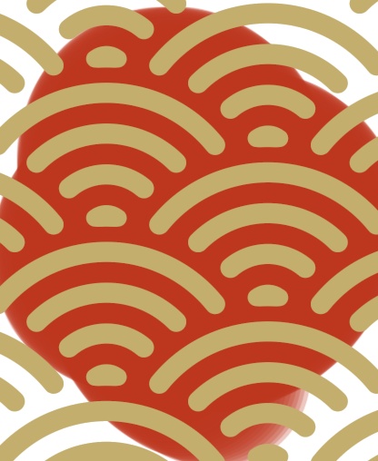 青海波パターン素材2