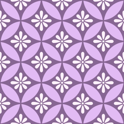 七宝パターン素材1 小花