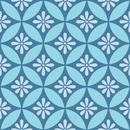 七宝パターン素材1 小花