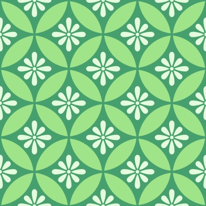 七宝パターン素材1 小花