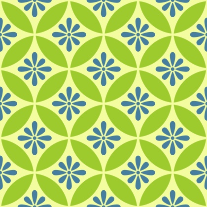 七宝パターン素材1 小花