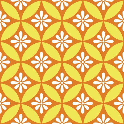 七宝パターン素材1 小花