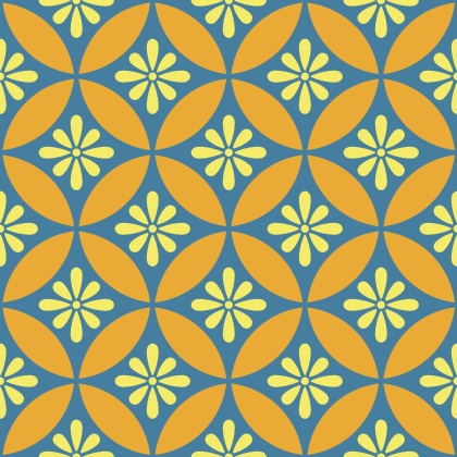 七宝パターン素材1 小花