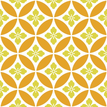 七宝パターン素材2 唐花