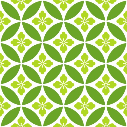 七宝パターン素材2 唐花