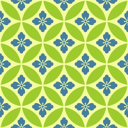 七宝パターン素材2 唐花