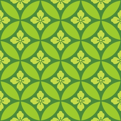 七宝パターン素材2 唐花