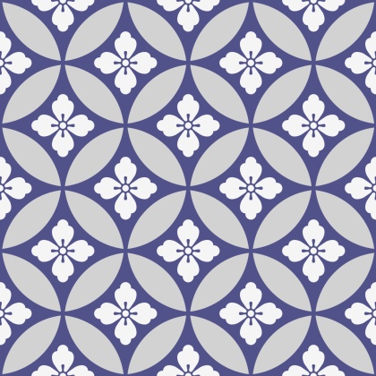 七宝パターン素材2 唐花