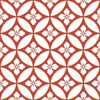 七宝パターン素材2 唐花