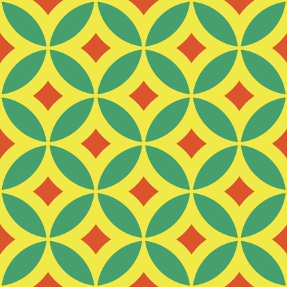 七宝パターン素材3 菱