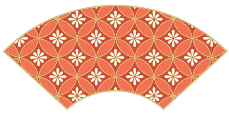 七宝パターン素材4 小花