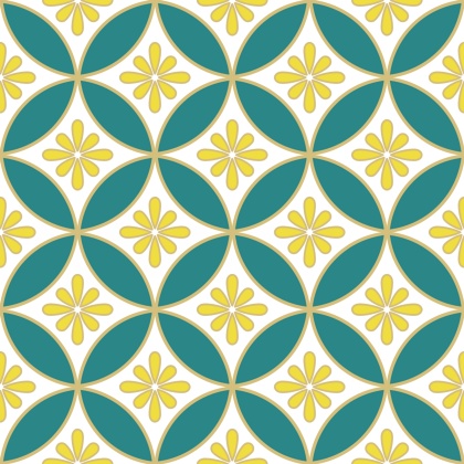 七宝パターン素材4 小花