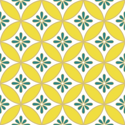 七宝パターン素材4 小花