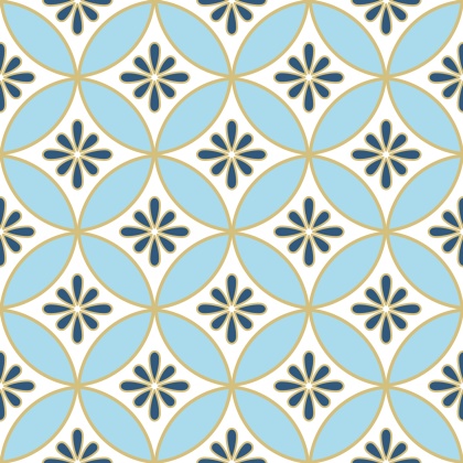 七宝パターン素材4 小花