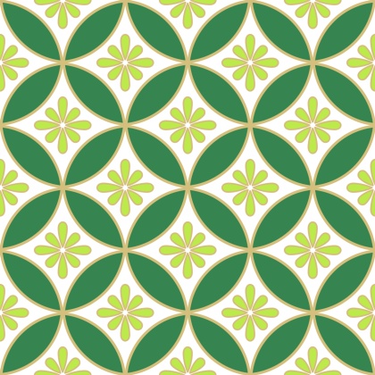 七宝パターン素材4 小花