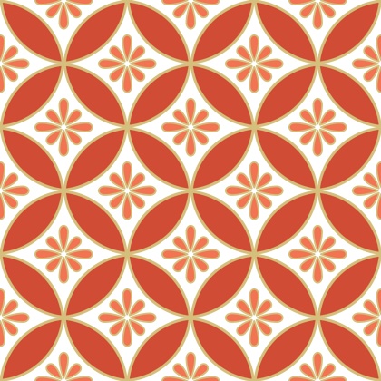 七宝パターン素材4 小花