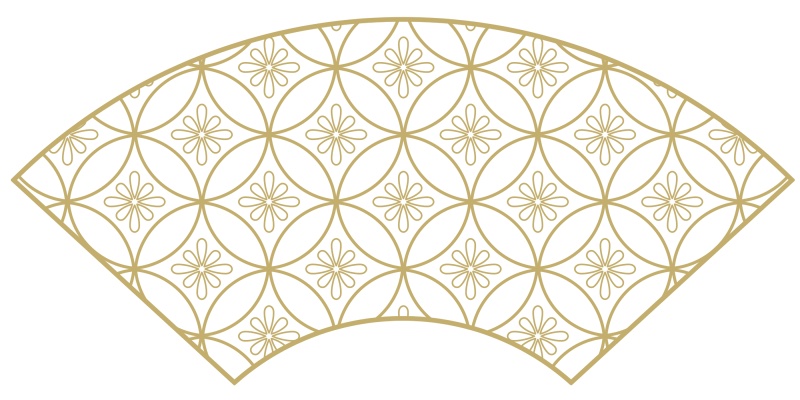 七宝パターン素材4 小花