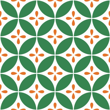 七宝パターン素材5 四片