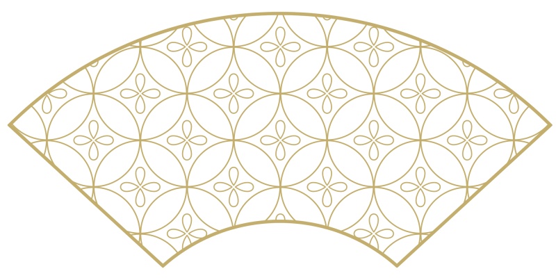 七宝パターン素材5 四片