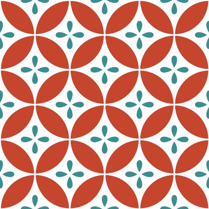 七宝パターン素材5 四片