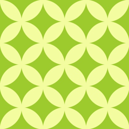 七宝パターン素材7 シルエット