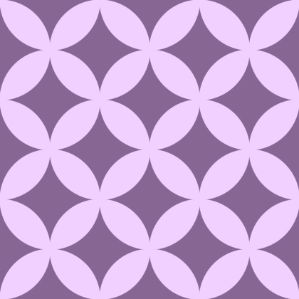 七宝パターン素材7 シルエット