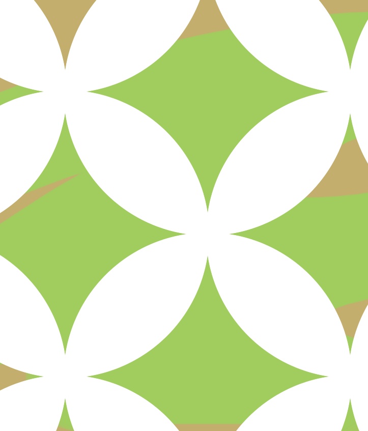 七宝パターン素材7 シルエット