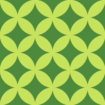 七宝パターン素材7 シルエット