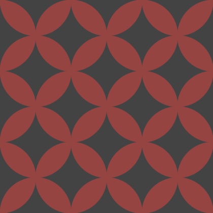 七宝パターン素材7 シルエット