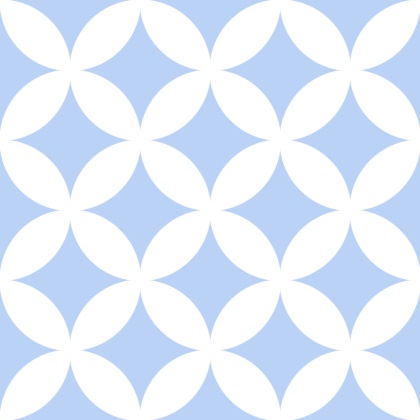 七宝パターン素材7 シルエット