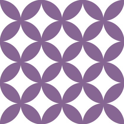 七宝パターン素材7 シルエット