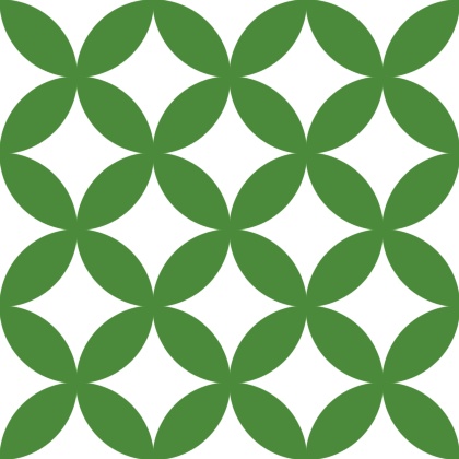 七宝パターン素材7 シルエット