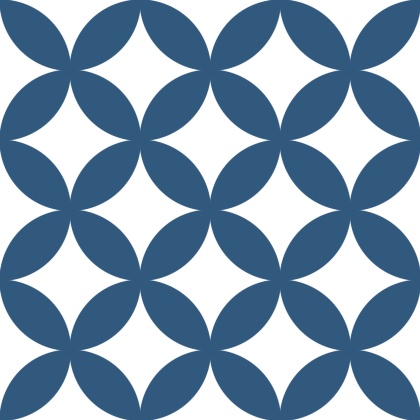 七宝パターン素材7 シルエット