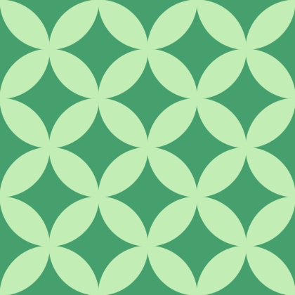 七宝パターン素材7 シルエット