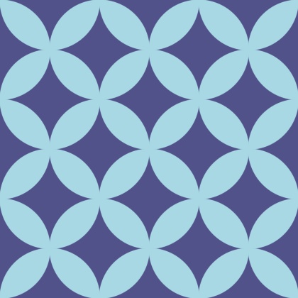 七宝パターン素材7 シルエット