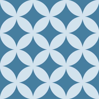 七宝パターン素材7 シルエット