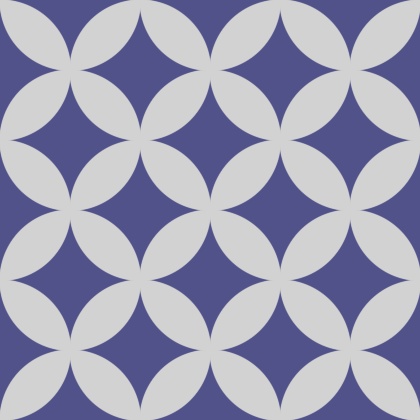 七宝パターン素材7 シルエット