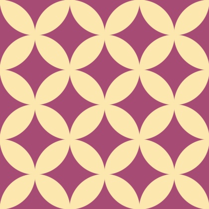 七宝パターン素材7 シルエット