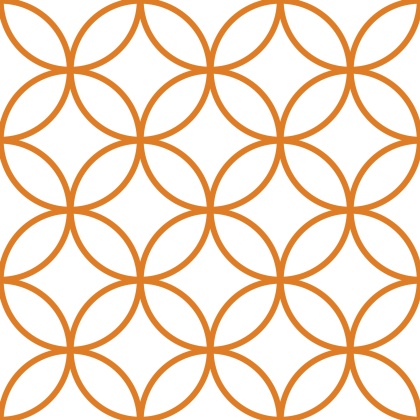 七宝パターン素材8 輪繋ぎ