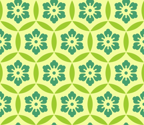 七宝パターン素材9 六つ花