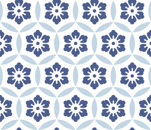 七宝パターン素材9 六つ花