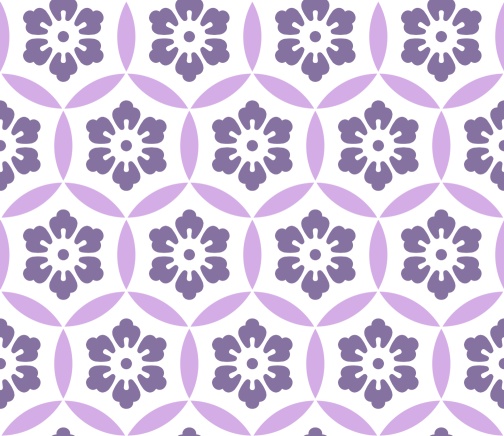 七宝パターン素材9 六つ花