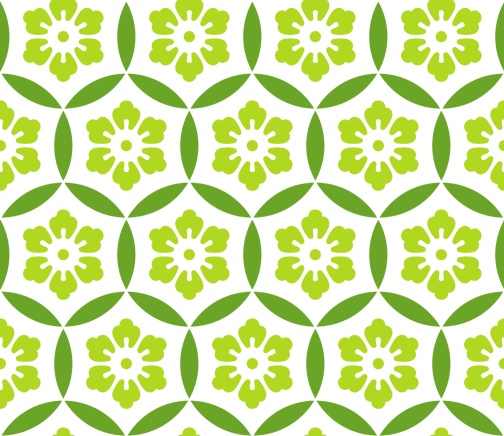 七宝パターン素材9 六つ花